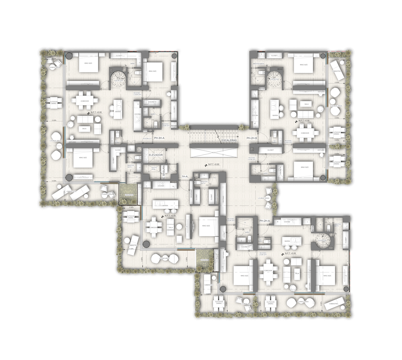 MERAVIA Tulum : PENTHOUSES