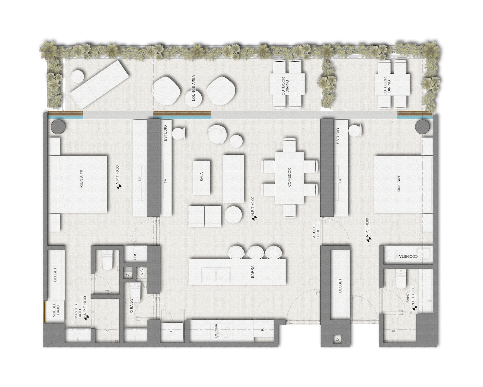 MERAVIA Tulum : SAMPLE FLOOR