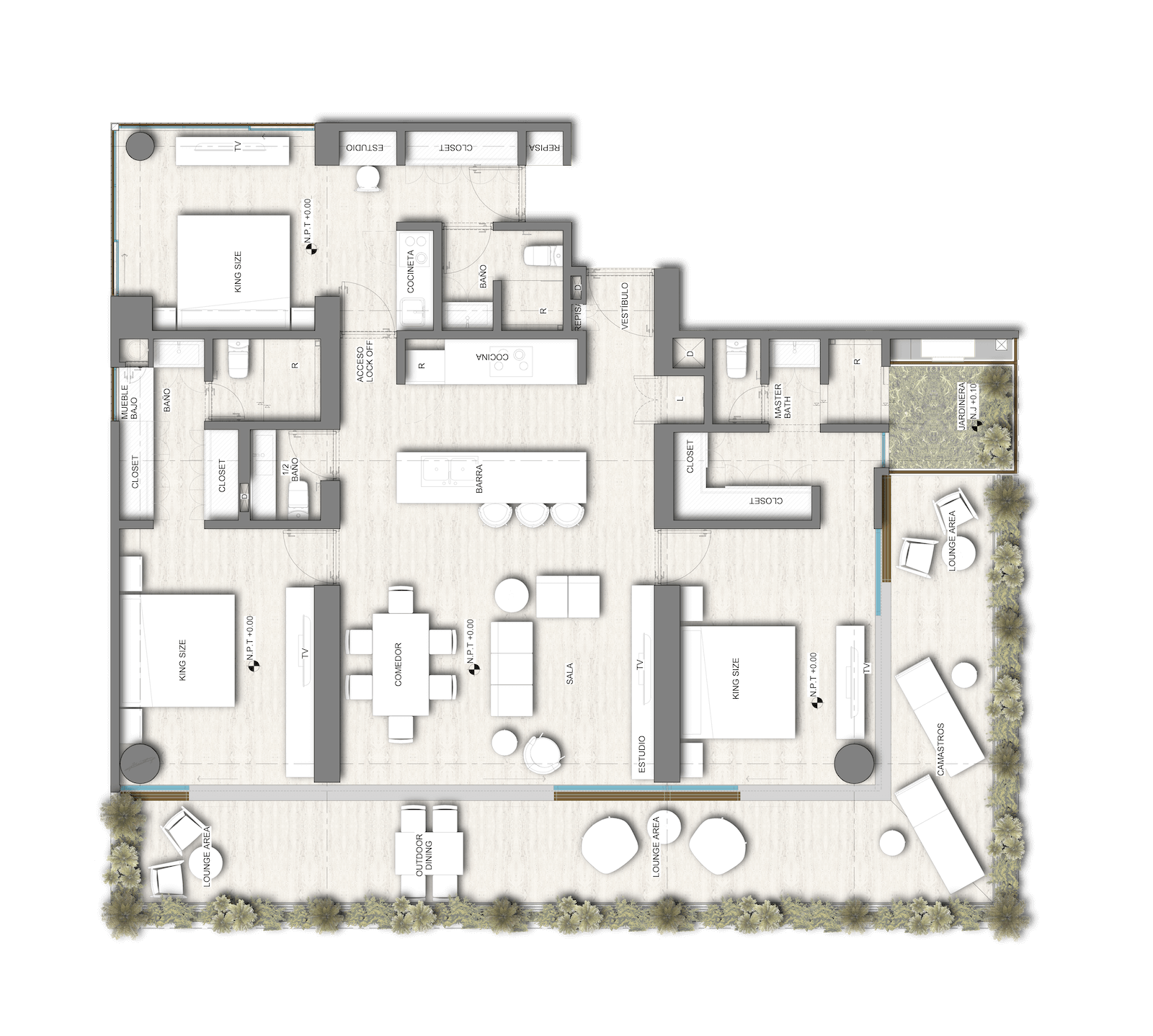 MERAVIA Tulum : SAMPLE FLOOR